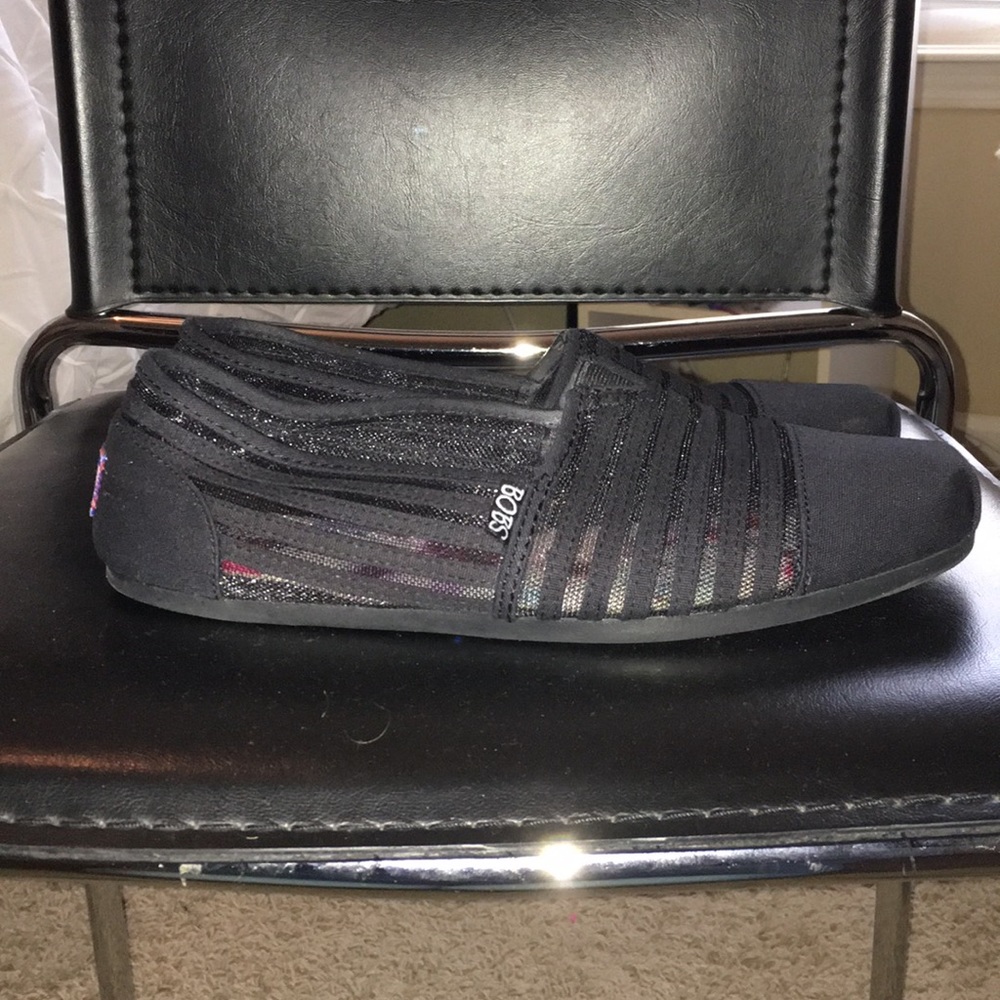 Black Memory Foam Skechers Bobs